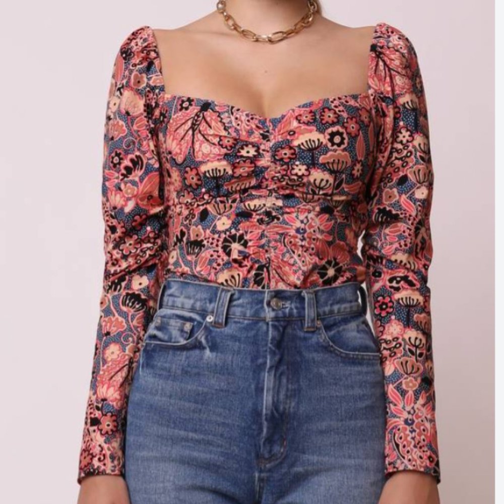 A.L.C. Chandler Floral Blouse